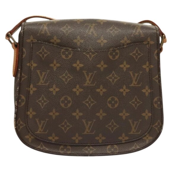 Authentic LOUIS VUITTON Monogram Saint Cloud GM Shoulder Bag M51242 LV - Picture 9 of 16